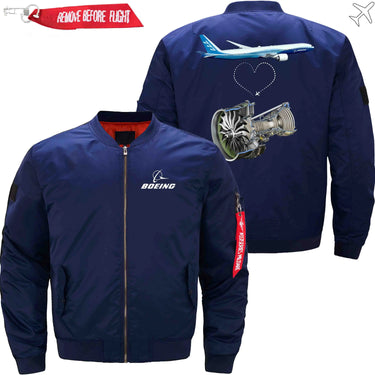 Boeing 777 GE90 Ma-1 Bomber Jacket Flight Jacket Aviator Jacket THE AV8R